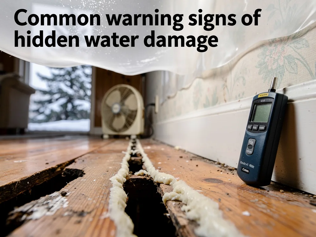 Common warning signs of hidden water damage