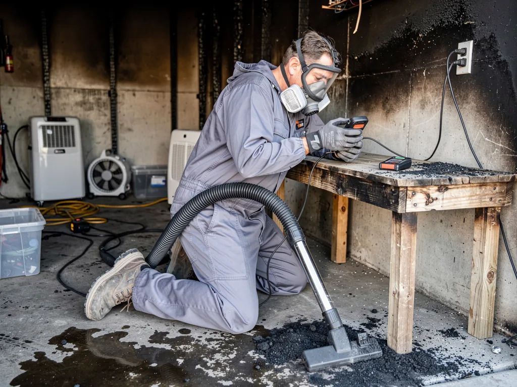Garage Fire Cleanup